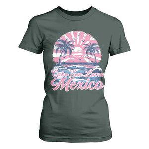 Cabo San Lucas Mexico T Shirt For Women Vintage Retro Beach Summer Vacation Family Trip TS10 Dark Forest Green Print Your Wear