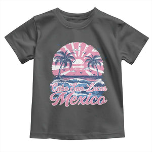 Cabo San Lucas Mexico Toddler T Shirt Vintage Retro Beach Summer Vacation Family Trip TS10 Dark Heather Print Your Wear