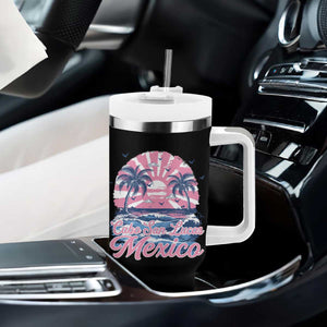 Cabo San Lucas Mexico Tumbler With Handle Vintage Retro Beach Summer Vacation Family Trip TS10 Print Your Wear