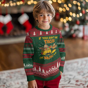Funny Mexican Knit Sweatshirt Adult Humor Mexican Food Taco Nacho TS10 Christmas Print Your Wear
