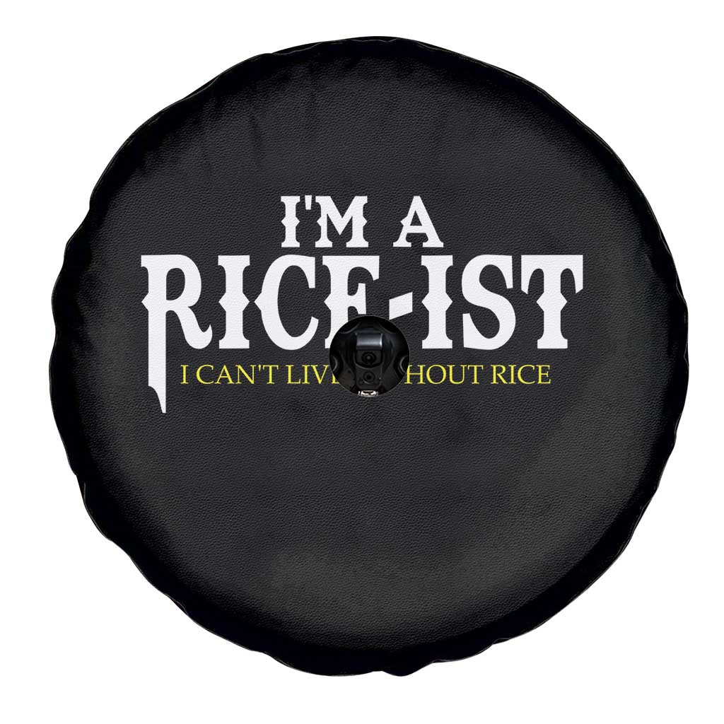 Rice Lover Spare Tire Cover Im a Rice-Ist Rice Asian Food Humor TS10 Print Your Wear