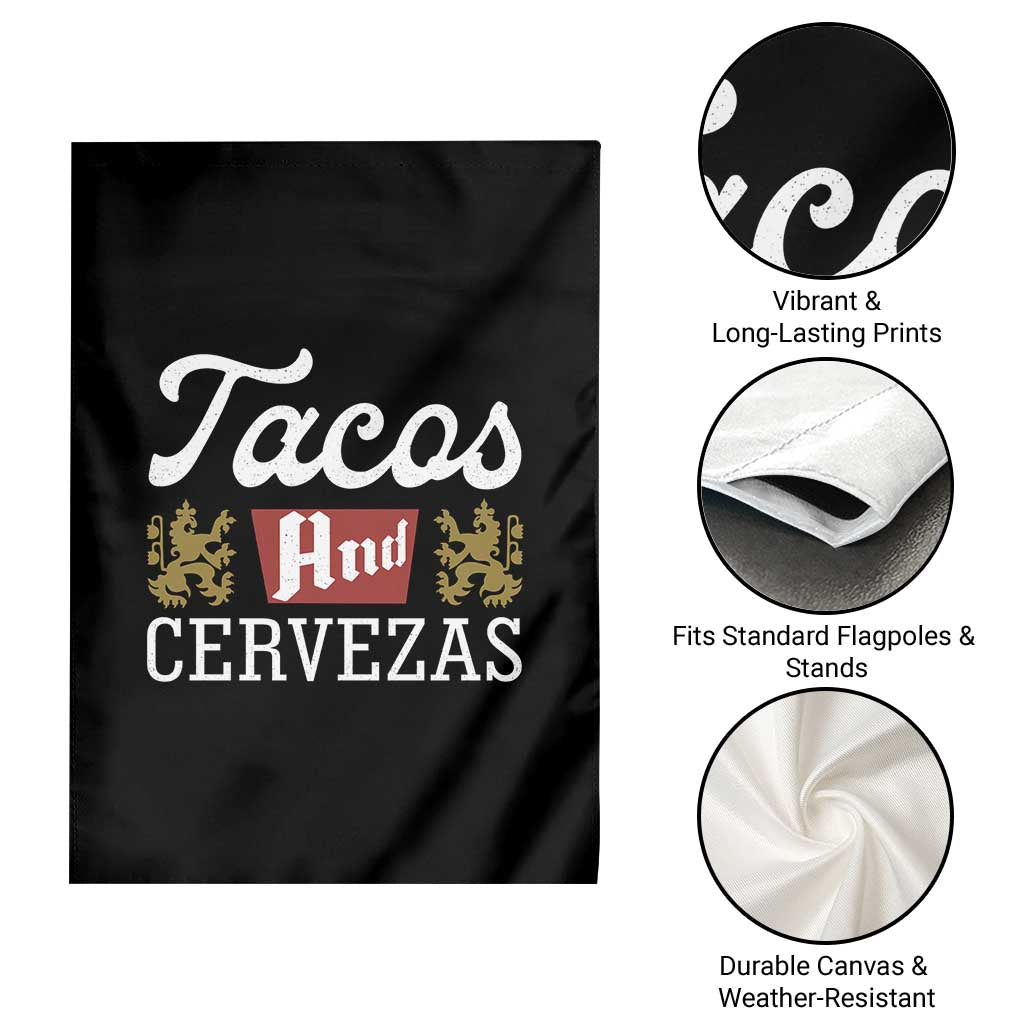 Tacos And Cervezas Garden Flag Mexican Food Beer Humor TS10 Print Your Wear