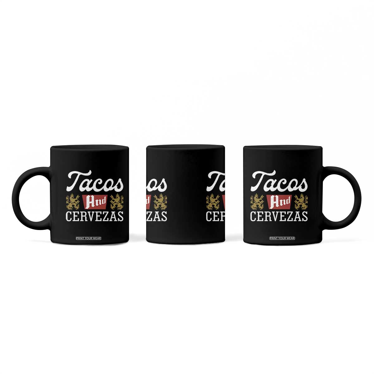 Tacos And Cervezas Coffee Mug Mexican Food Beer Humor TS10 Print Your Wear