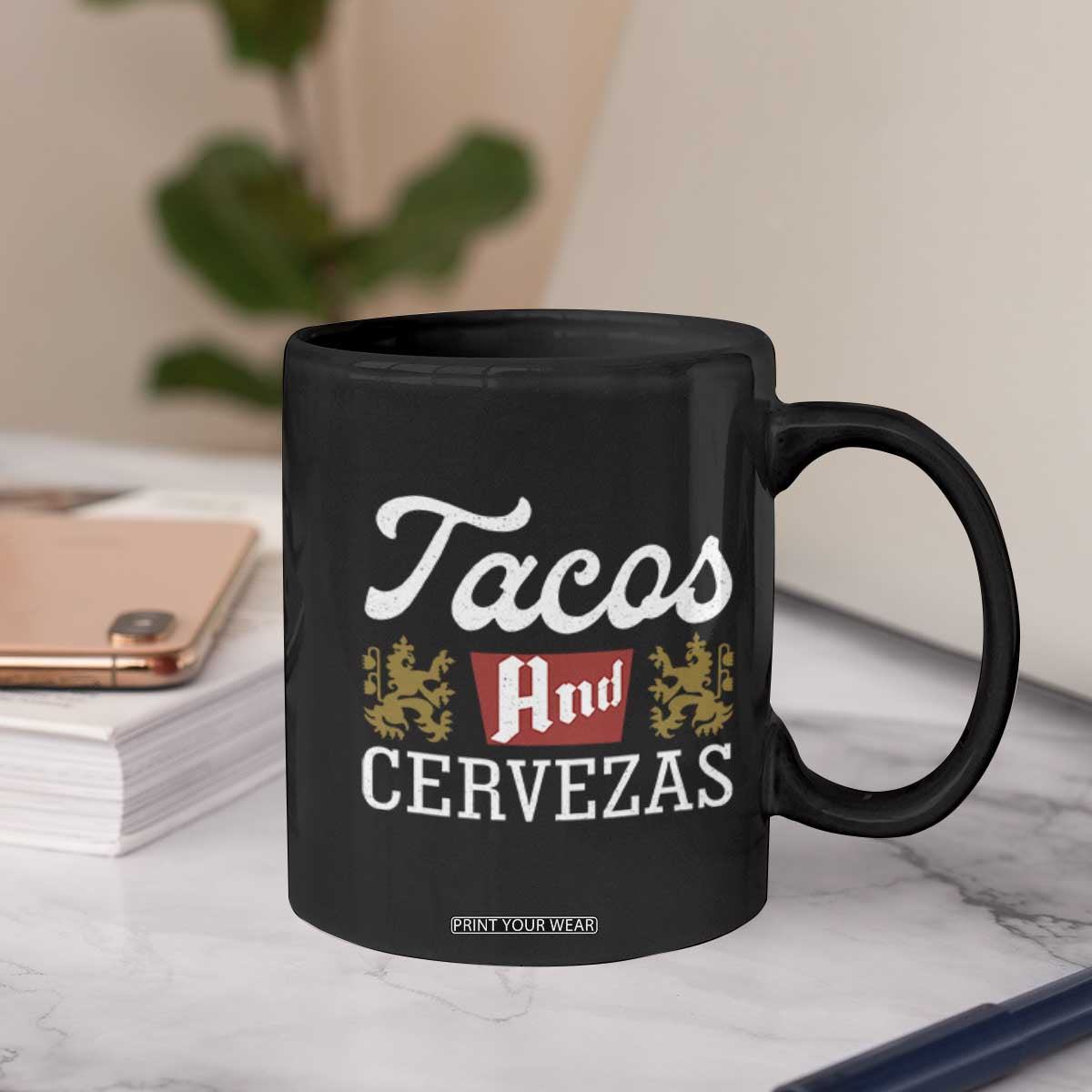 Tacos And Cervezas Coffee Mug Mexican Food Beer Humor TS10 Print Your Wear