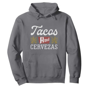 Tacos And Cervezas Hoodie Mexican Food Beer Humor TS10 Charcoal Print Your Wear