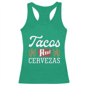 Tacos And Cervezas Racerback Tank Top Mexican Food Beer Humor TS10 Irish Green Print Your Wear