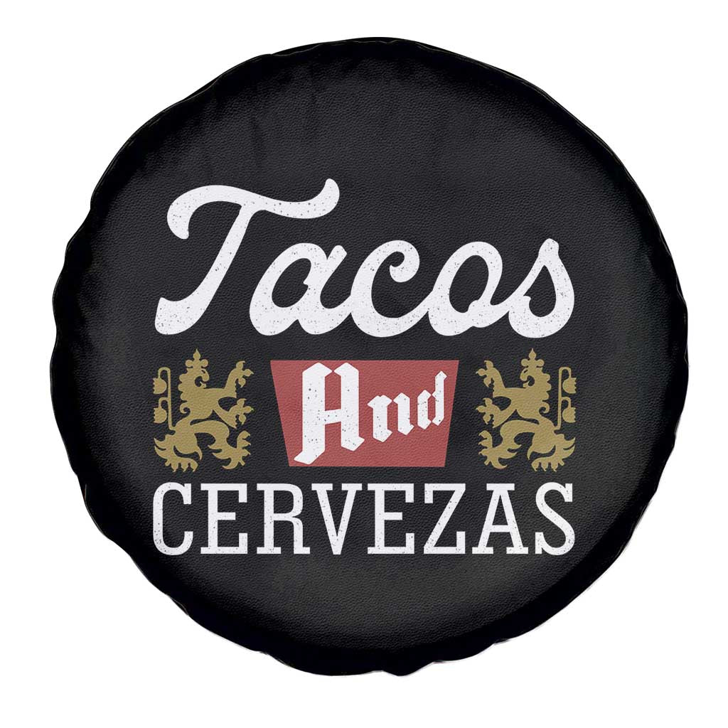 Tacos And Cervezas Spare Tire Cover Mexican Food Beer Humor TS10 Print Your Wear