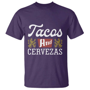 Tacos And Cervezas T Shirt Mexican Food Beer Humor TS10 Purple Print Your Wear