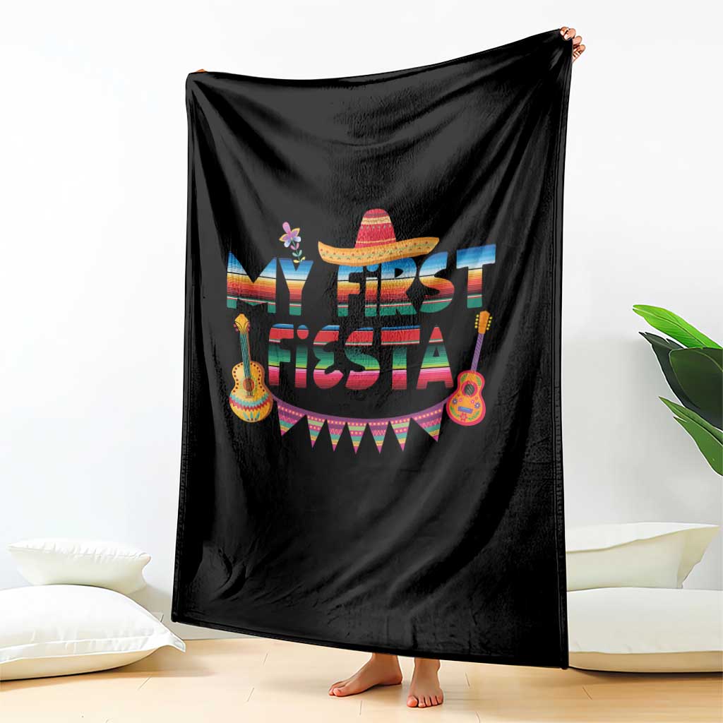My First Fiesta Throw Blanket Baby Cinco De Mayo Mexican Fiesta Outfit TS10 Print Your Wear