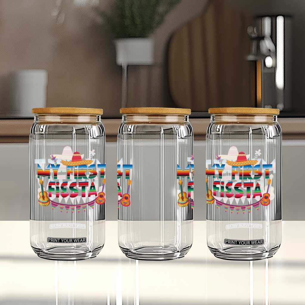 My First Fiesta Glass Can Baby Cinco De Mayo Mexican Fiesta Outfit TS10 Print Your Wear