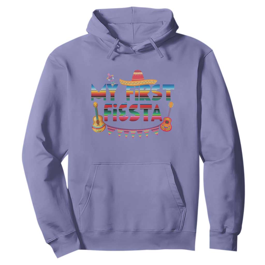 My First Fiesta Hoodie Baby Cinco De Mayo Mexican Fiesta Outfit TS10 Violet Print Your Wear