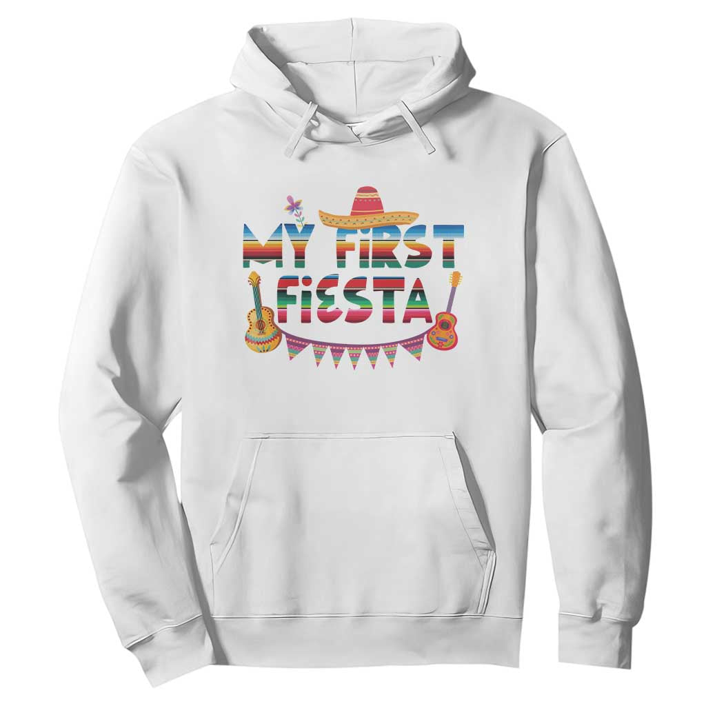 My First Fiesta Hoodie Baby Cinco De Mayo Mexican Fiesta Outfit TS10 White Print Your Wear
