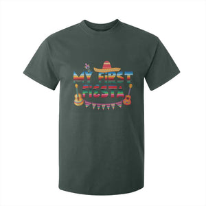 My First Fiesta T Shirt For Kid Baby Cinco De Mayo Mexican Fiesta Outfit TS10 Dark Forest Green Print Your Wear