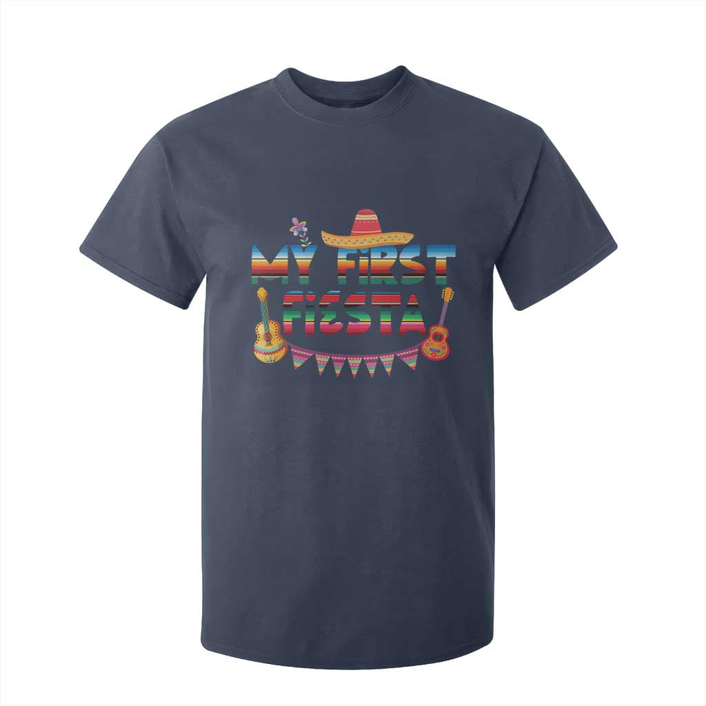 My First Fiesta T Shirt For Kid Baby Cinco De Mayo Mexican Fiesta Outfit TS10 Navy Print Your Wear