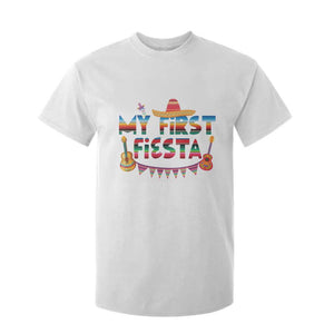 My First Fiesta T Shirt For Kid Baby Cinco De Mayo Mexican Fiesta Outfit TS10 White Print Your Wear