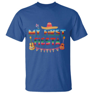 My First Fiesta T Shirt Baby Cinco De Mayo Mexican Fiesta Outfit TS10 Royal Blue Print Your Wear