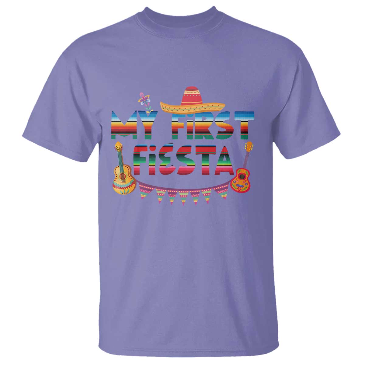 My First Fiesta T Shirt Baby Cinco De Mayo Mexican Fiesta Outfit TS10 Violet Print Your Wear