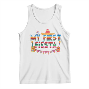 My First Fiesta Tank Top Baby Cinco De Mayo Mexican Fiesta Outfit TS10 White Print Your Wear