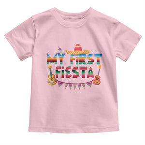 My First Fiesta Toddler T Shirt Baby Cinco De Mayo Mexican Fiesta Outfit TS10 Light Pink Print Your Wear