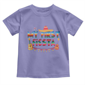 My First Fiesta Toddler T Shirt Baby Cinco De Mayo Mexican Fiesta Outfit TS10 Violet Print Your Wear