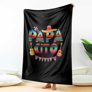 Papa Cito Throw Blanket Mexican Dad Latino Fathers Day Gift TS10 Print Your Wear
