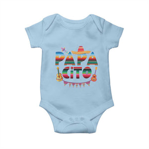 Papa Cito Baby Onesie Mexican Dad Latino Fathers Day Gift TS10 Light Blue Print Your Wear