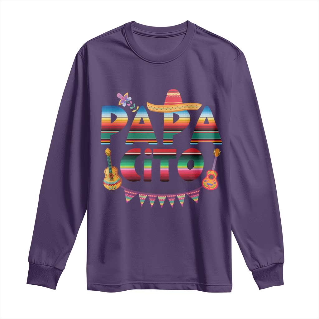 Papa Cito Long Sleeve Shirt Mexican Dad Latino Fathers Day Gift TS10 Purple Print Your Wear