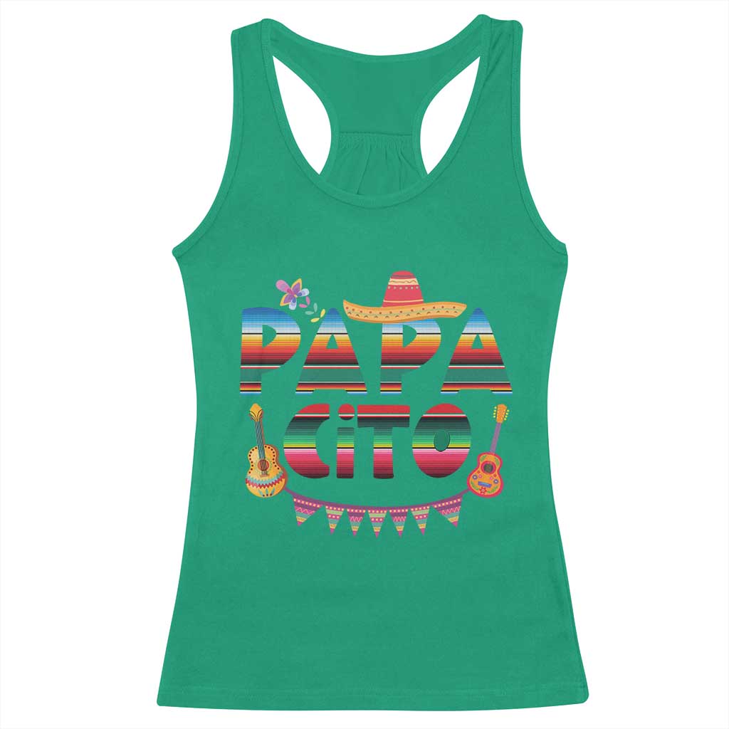 Papa Cito Racerback Tank Top Mexican Dad Latino Fathers Day Gift TS10 Irish Green Print Your Wear