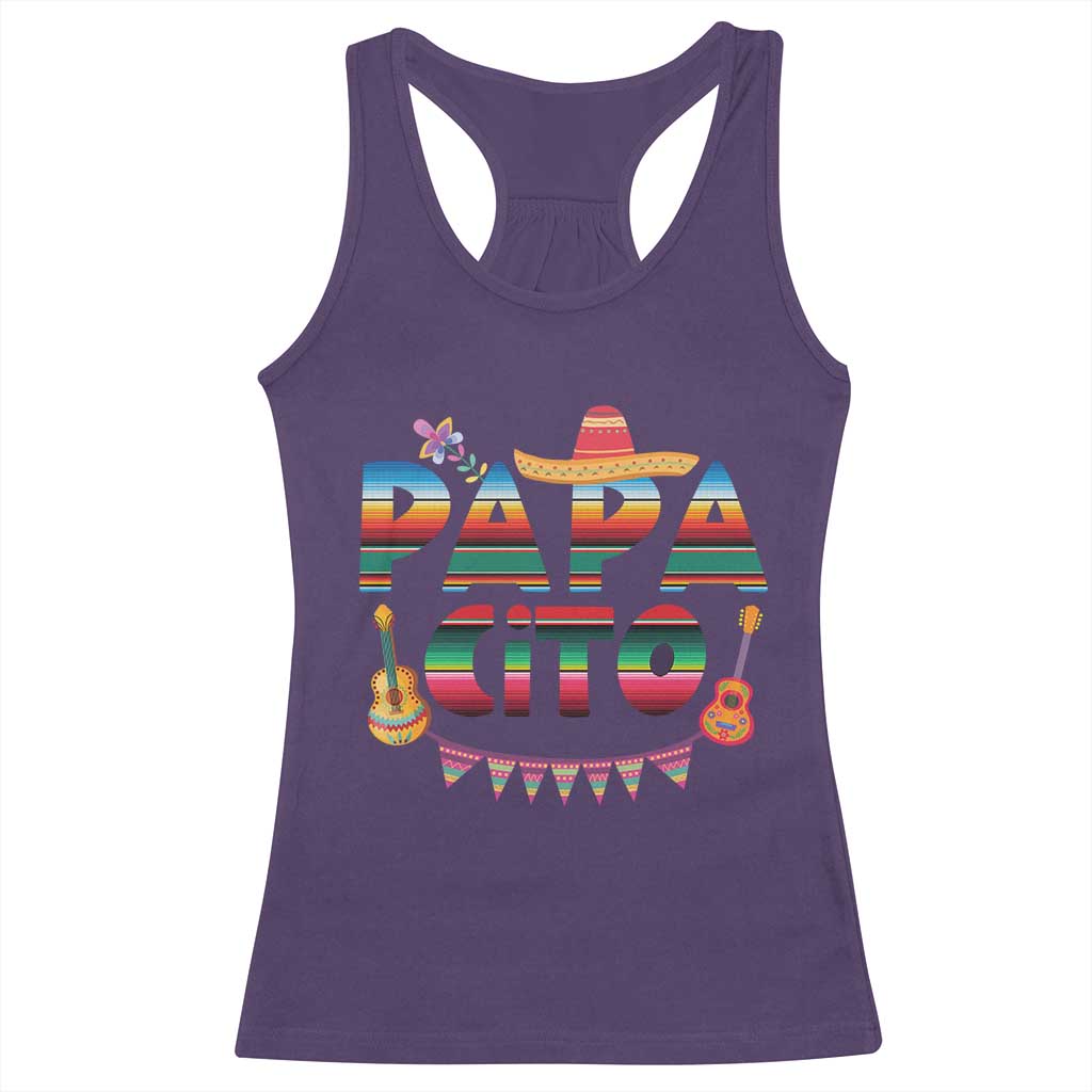 Papa Cito Racerback Tank Top Mexican Dad Latino Fathers Day Gift TS10 Purple Print Your Wear