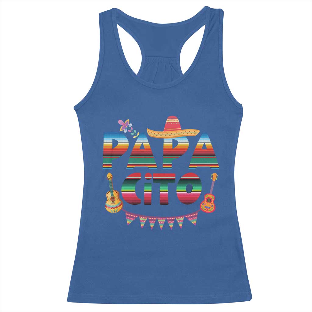 Papa Cito Racerback Tank Top Mexican Dad Latino Fathers Day Gift TS10 Royal Blue Print Your Wear