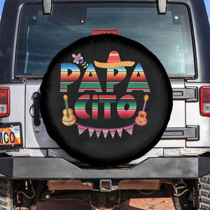 Papa Cito Spare Tire Cover Mexican Dad Latino Fathers Day Gift TS10 No hole Black Print Your Wear