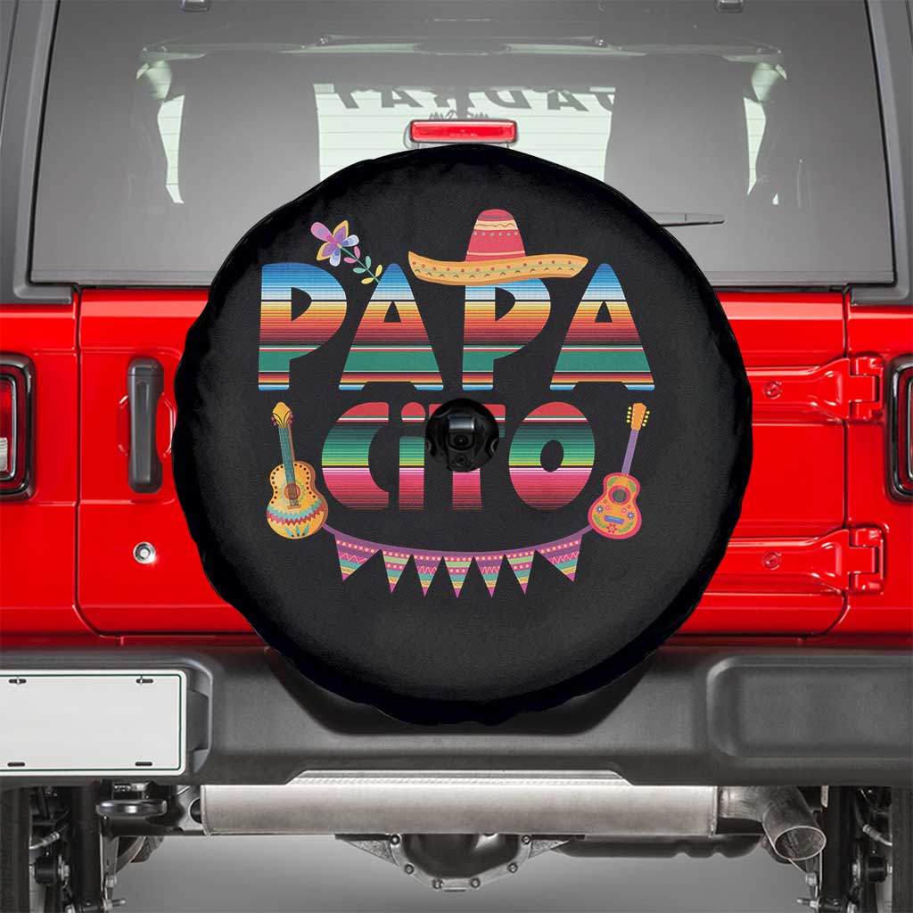 Papa Cito Spare Tire Cover Mexican Dad Latino Fathers Day Gift TS10 Black Print Your Wear