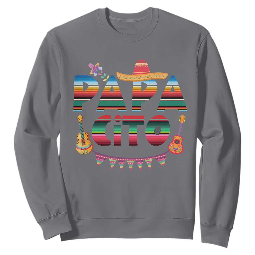 Papa Cito Sweatshirt Mexican Dad Latino Fathers Day Gift TS10 Charcoal Print Your Wear