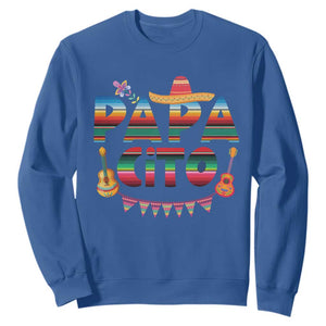 Papa Cito Sweatshirt Mexican Dad Latino Fathers Day Gift TS10 Royal Blue Print Your Wear