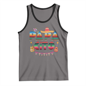 Papa Cito Tank Top Mexican Dad Latino Fathers Day Gift TS10 Deep Heather Black Print Your Wear