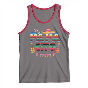 Papa Cito Tank Top Mexican Dad Latino Fathers Day Gift TS10 Deep Heather Red Print Your Wear