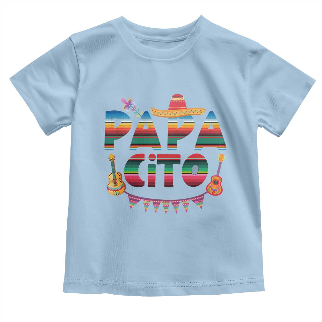 Papa Cito Toddler T Shirt Mexican Dad Latino Fathers Day Gift TS10 Light Blue Print Your Wear