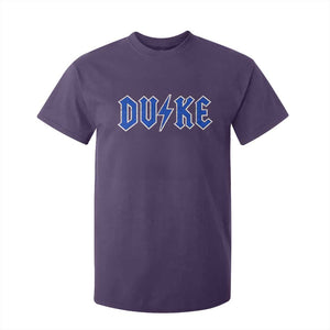 Vintage Duke Last Name Sports Style T Shirt For Kid Vintage Lightning Bold Gothic Font Graphic Basketball Fans TS10 Purple Print Your Wear
