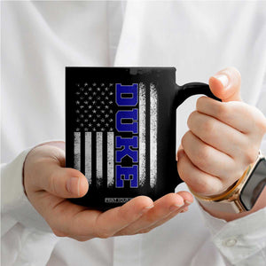 Vintage Duke Name American Flag Coffee Mug Retro Sport Basketball Fans TS10 Print Your Wear