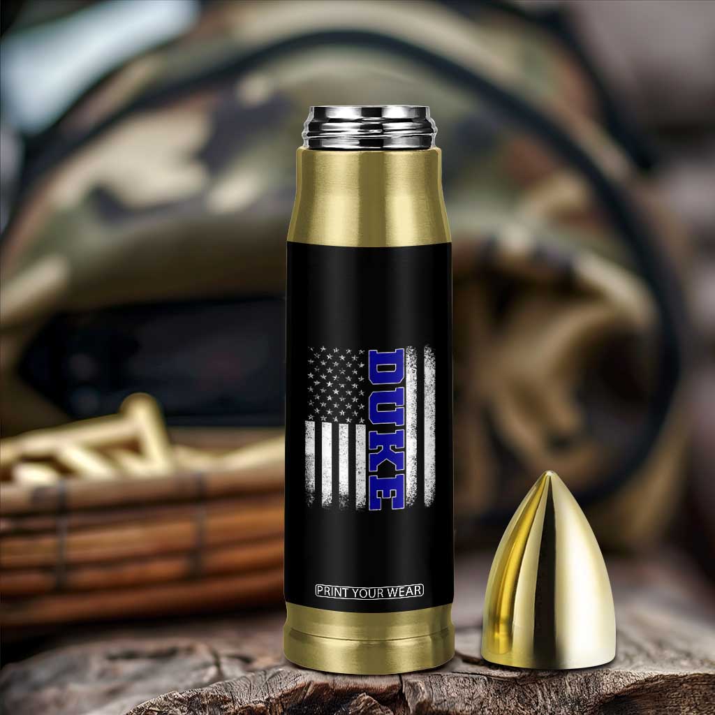 Vintage Duke Name American Flag Bullet Tumbler Retro Sport Basketball Fans TS10 Print Your Wear