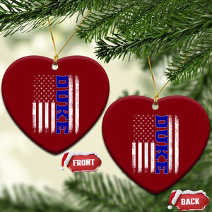 Vintage Duke Name American Flag Ceramic Ornament Retro Sport Basketball Fans TS10 Print Your Wear