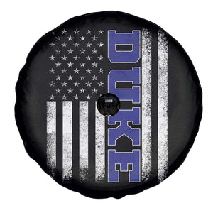 Vintage Duke Name American Flag Spare Tire Cover Retro Sport Basketball Fans TS10 Print Your Wear