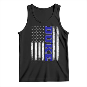 Vintage Duke Name American Flag Tank Top Retro Sport Basketball Fans TS10 Black Print Your Wear