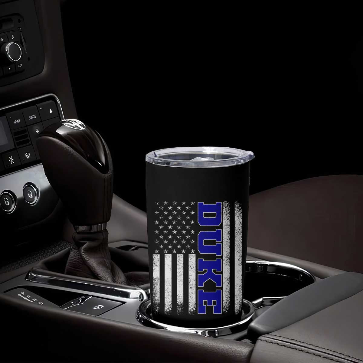 Vintage Duke Name American Flag Tumbler Cup Retro Sport Basketball Fans TS10 Print Your Wear