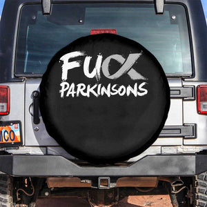 Fuck Parkinsons Spare Tire Cover Parkinsons Disease Awareness Month TS10 No hole Black Print Your Wear