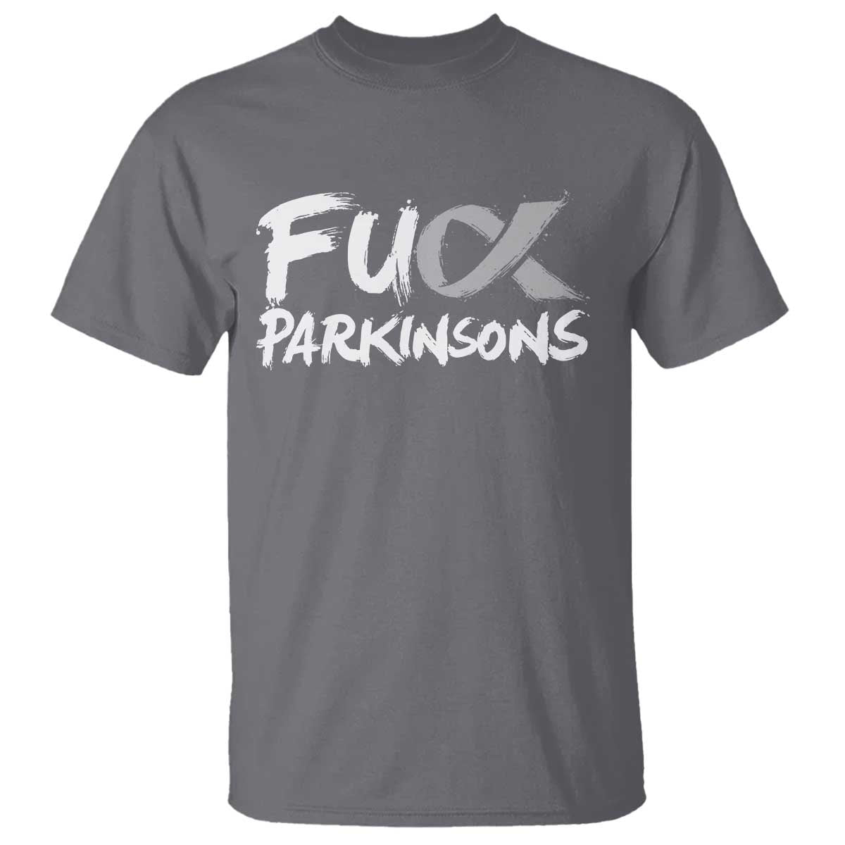 Fuck Parkinsons T Shirt Parkinsons Disease Awareness Month TS10 Charcoal Print Your Wear