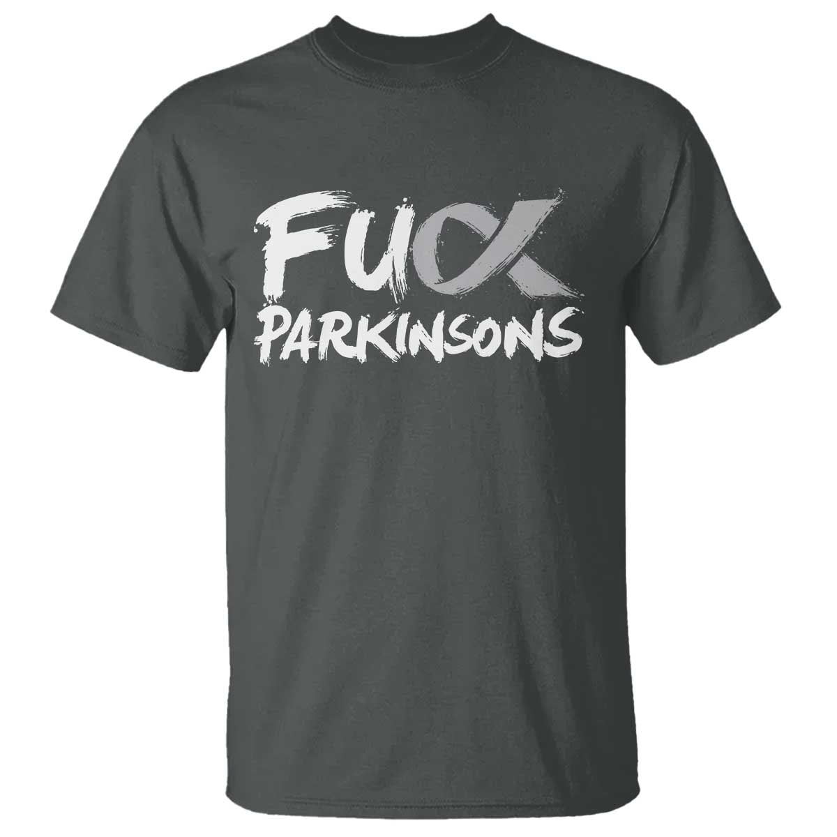 Fuck Parkinsons T Shirt Parkinsons Disease Awareness Month TS10 Dark Heather Print Your Wear