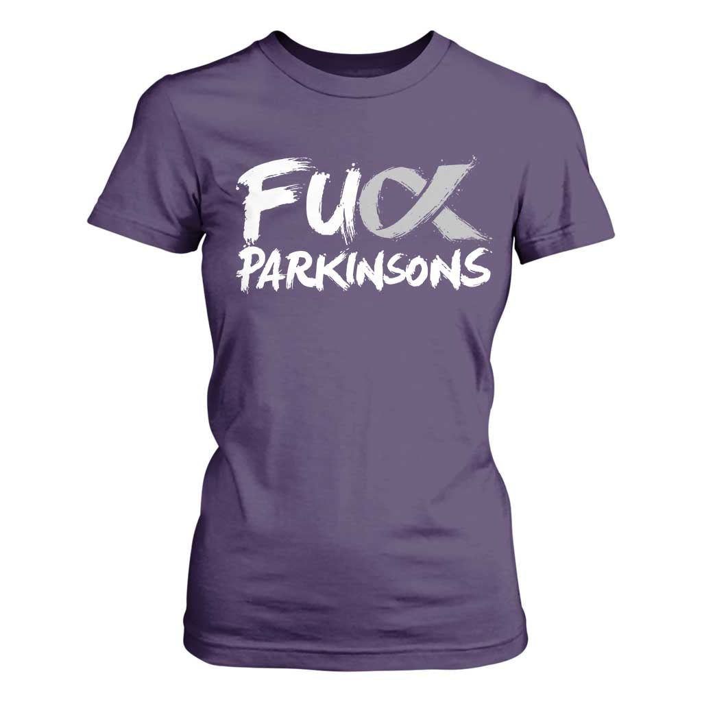 Fuck Parkinsons T Shirt For Women Parkinsons Disease Awareness Month TS10 Purple Print Your Wear