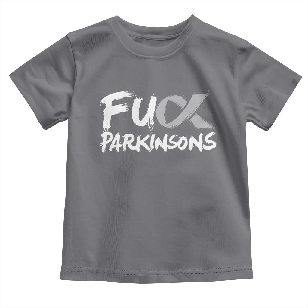 Fuck Parkinsons Toddler T Shirt Parkinsons Disease Awareness Month TS10 Charcoal Print Your Wear