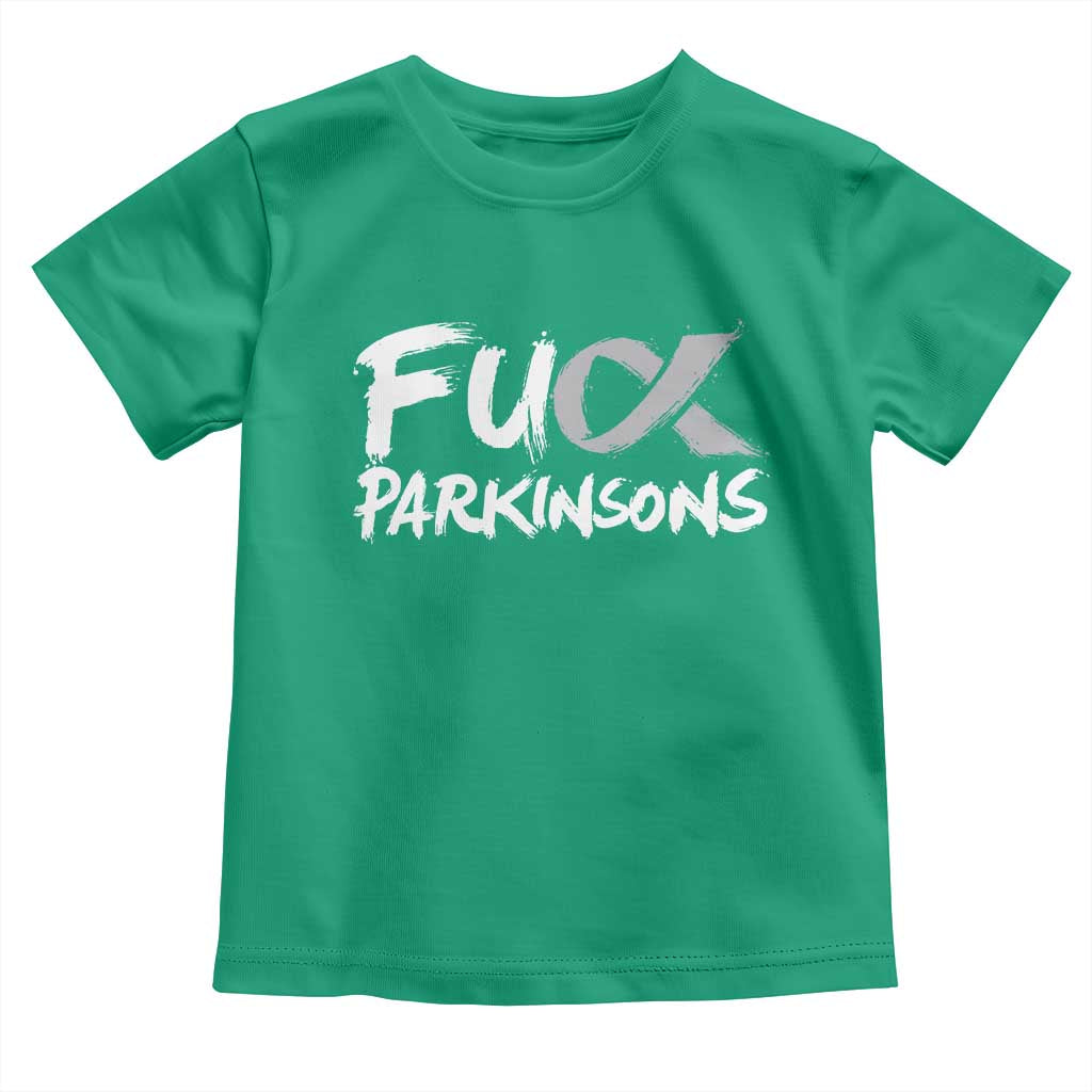 Fuck Parkinsons Toddler T Shirt Parkinsons Disease Awareness Month TS10 Irish Green Print Your Wear